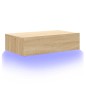 vidaXL TV-Schrank mit LED-Leuchten Sonoma-Eiche 60x35x15,5 cm vidaXL TV-Schrank mit LED-Leuchten Sonoma-Eiche 60x35x15,5 cm