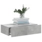 vidaXL TV-Schrank mit LED-Leuchten Betongrau 60x35x15,5 cm vidaXL TV-Schrank mit LED-Leuchten Betongrau 60x35x15,5 cm