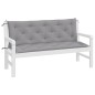 Gartenbank-Auflagen 2 Stk. Grau 150x50x7 cm Oxford-Gewebe Gartenbank-Auflagen 2 Stk. Grau 150x50x7 cm Oxford-Gewebe