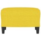 vidaXL Fußhocker Hellgelb 60x50x41 cm Stoff vidaXL Fußhocker Hellgelb 60x50x41 cm Stoff