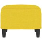 vidaXL Fußhocker Hellgelb 60x50x41 cm Stoff vidaXL Fußhocker Hellgelb 60x50x41 cm Stoff