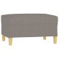 vidaXL Fußhocker Taupe 70x55x41 cm Stoff vidaXL Fußhocker Taupe 70x55x41 cm Stoff