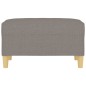 vidaXL Fußhocker Taupe 70x55x41 cm Stoff vidaXL Fußhocker Taupe 70x55x41 cm Stoff
