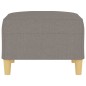 vidaXL Fußhocker Taupe 70x55x41 cm Stoff vidaXL Fußhocker Taupe 70x55x41 cm Stoff
