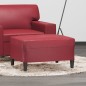 vidaXL Fußhocker Weinrot 70x55x41 cm Kunstleder vidaXL Fußhocker Weinrot 70x55x41 cm Kunstleder