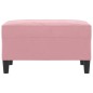 vidaXL Fußhocker Rosa 70x55x41 cm Samt vidaXL Fußhocker Rosa 70x55x41 cm Samt