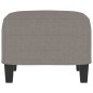 vidaXL Fußhocker Taupe 60x50x41 cm Stoff vidaXL Fußhocker Taupe 60x50x41 cm Stoff