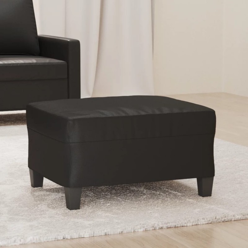 vidaXL Fußhocker Schwarz 70x55x41 cm Kunstleder vidaXL Fußhocker Schwarz 70x55x41 cm Kunstleder