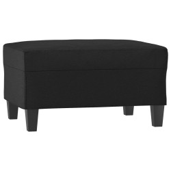 vidaXL Fußhocker Schwarz 70x55x41 cm Kunstleder