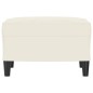 vidaXL Fußhocker Creme 60x50x41 cm Samt vidaXL Fußhocker Creme 60x50x41 cm Samt