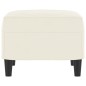 vidaXL Fußhocker Creme 60x50x41 cm Samt vidaXL Fußhocker Creme 60x50x41 cm Samt