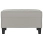 vidaXL Fußhocker Hellgrau 70x55x41 cm Mikrofasergewebe vidaXL Fußhocker Hellgrau 70x55x41 cm Mikrofasergewebe