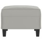 vidaXL Fußhocker Hellgrau 70x55x41 cm Mikrofasergewebe vidaXL Fußhocker Hellgrau 70x55x41 cm Mikrofasergewebe