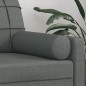 vidaXL Zierkissen 2 Stk. Dunkelgrau Ø15x50 cm Stoff vidaXL Zierkissen 2 Stk. Dunkelgrau Ø15x50 cm Stoff