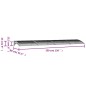 vidaXL Türvordach Schwarz 350x75 cm Polycarbonat vidaXL Türvordach Schwarz 350x75 cm Polycarbonat