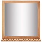 vidaXL Waschbeckenunterschrank mit Spiegel Walnussholz Massiv vidaXL Waschbeckenunterschrank mit Spiegel Walnussholz Massiv