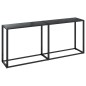 vidaXL Konsolentisch Schwarz 180x35x75,5 cm Hartglas vidaXL Konsolentisch Schwarz 180x35x75,5 cm Hartglas