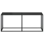 vidaXL Konsolentisch Schwarz 180x35x75,5 cm Hartglas vidaXL Konsolentisch Schwarz 180x35x75,5 cm Hartglas