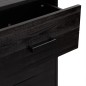 vidaXL Kommode Schwarz 42x35x110 cm Massivholz Kiefer vidaXL Kommode Schwarz 42x35x110 cm Massivholz Kiefer