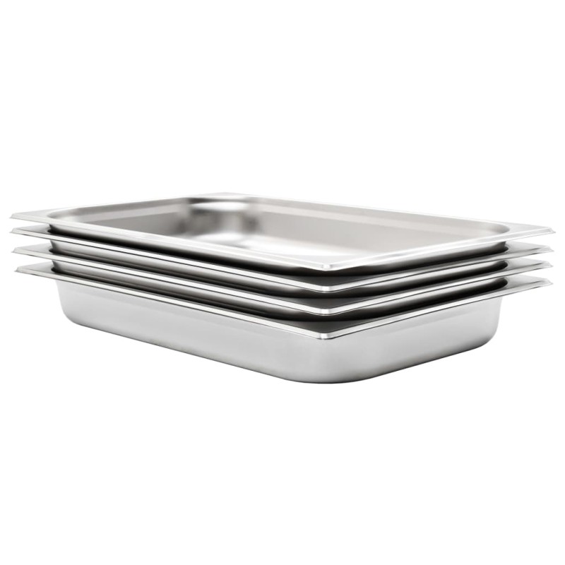 vidaXL Gastronormbehälter 4 Stk. GN 1/1 65 mm Edelstahl vidaXL Gastronormbehälter 4 Stk. GN 1/1 65 mm Edelstahl