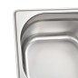 vidaXL Gastronormbehälter 12 Stk. GN 1/6 100 mm Edelstahl 