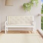 vidaXL Gartenbank-Auflagen 2 Stk. Cremeweiß 150x50x7 cm Oxford-Gewebe vidaXL Gartenbank-Auflagen 2 Stk. Cremeweiß 150x50x7 cm Oxford-Gewebe