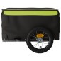 vidaXL Fahrradanhänger Schwarz und Grün 30 kg Eisen vidaXL Fahrradanhänger Schwarz und Grün 30 kg Eisen