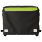 vidaXL Fahrradanhänger Schwarz und Grün 45 kg Eisen vidaXL Fahrradanhänger Schwarz und Grün 45 kg Eisen