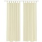 2 x Transparente Gardine Fertiggardine 140 x 245 cremefarben 2 x Transparente Gardine Fertiggardine 140 x 245 cremefarben