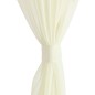 2 x Transparente Gardine Fertiggardine 140 x 245 cremefarben 2 x Transparente Gardine Fertiggardine 140 x 245 cremefarben