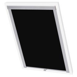 vidaXL Verdunkelungsrollo Schwarz U08/808 