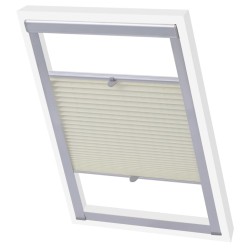 vidaXL Plissee Creme S06/606