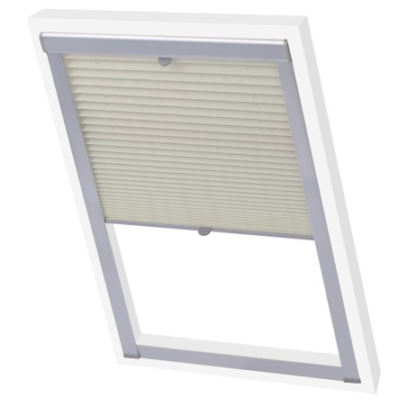 vidaXL Plissee Cremeweiß MK04