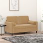 vidaXL Zierkissen 2 Stk. Braun Ø15x50 cm Samt vidaXL Zierkissen 2 Stk. Braun Ø15x50 cm Samt