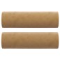 vidaXL Zierkissen 2 Stk. Braun Ø15x50 cm Samt vidaXL Zierkissen 2 Stk. Braun Ø15x50 cm Samt