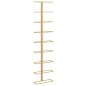 vidaXL Wand-Weinregal für 9 Flaschen Golden Eisen vidaXL Wand-Weinregal für 9 Flaschen Golden Eisen
