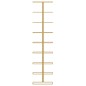 vidaXL Wand-Weinregal für 9 Flaschen Golden Eisen vidaXL Wand-Weinregal für 9 Flaschen Golden Eisen