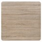 vidaXL Bistrotisch MDF und Stahl Quadratisch 80x80x75 cm Eichenoptik vidaXL Bistrotisch MDF und Stahl Quadratisch 80x80x75 cm Eichenoptik