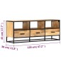 vidaXL TV-Schrank 120x30x45 cm Massivholz Mango vidaXL TV-Schrank 120x30x45 cm Massivholz Mango