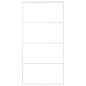 vidaXL Schiebetür ESG Glas und Aluminium mattiert 102,5x205 cm Weiß vidaXL Schiebetür ESG Glas und Aluminium mattiert 102,5x205 cm Weiß
