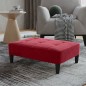 vidaXL Fußhocker Weinrot 78x56x32 cm Samt vidaXL Fußhocker Weinrot 78x56x32 cm Samt