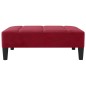 vidaXL Fußhocker Weinrot 78x56x32 cm Samt vidaXL Fußhocker Weinrot 78x56x32 cm Samt