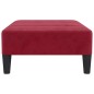 vidaXL Fußhocker Weinrot 78x56x32 cm Samt vidaXL Fußhocker Weinrot 78x56x32 cm Samt
