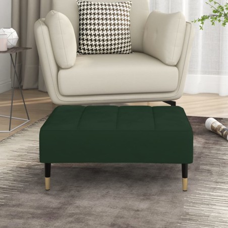 vidaXL Fußhocker Dunkelgrün 78x56x32 cm Samt