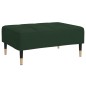 vidaXL Fußhocker Dunkelgrün 78x56x32 cm Samt vidaXL Fußhocker Dunkelgrün 78x56x32 cm Samt