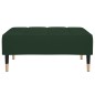 vidaXL Fußhocker Dunkelgrün 78x56x32 cm Samt vidaXL Fußhocker Dunkelgrün 78x56x32 cm Samt