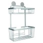 Kleine Wolke Doppelter Duschkorb Rocco Rechteckig Aluminium Kleine Wolke Doppelter Duschkorb Rocco Rechteckig Aluminium