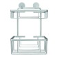 Kleine Wolke Doppelter Duschkorb Rocco Rechteckig Aluminium Kleine Wolke Doppelter Duschkorb Rocco Rechteckig Aluminium