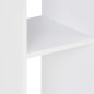 vidaXL Bartisch Weiß 60x60x110 cm vidaXL Bartisch Weiß 60x60x110 cm