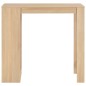 vidaXL Bartisch mit Regal Eichenbraun 110x50x103 cm vidaXL Bartisch mit Regal Eichenbraun 110x50x103 cm